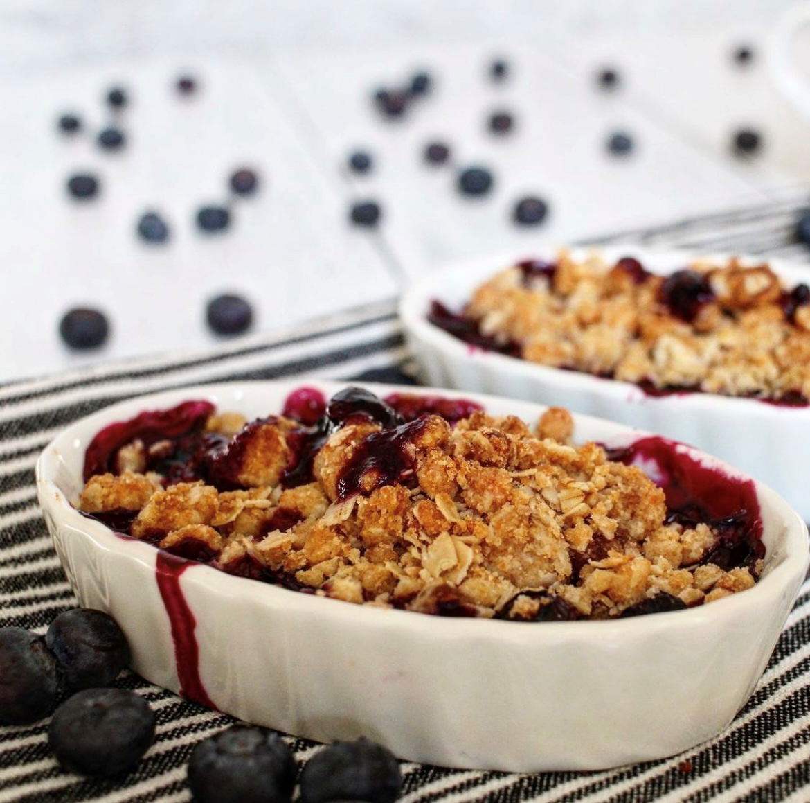 Blueberry Crumble Ramekins - Sweet Monkey