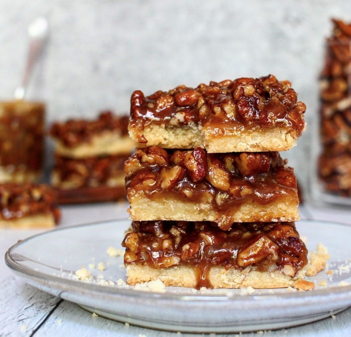 Recipe Update! Best Pecan Pie Bars🍯🥜 - Sweet Monkey