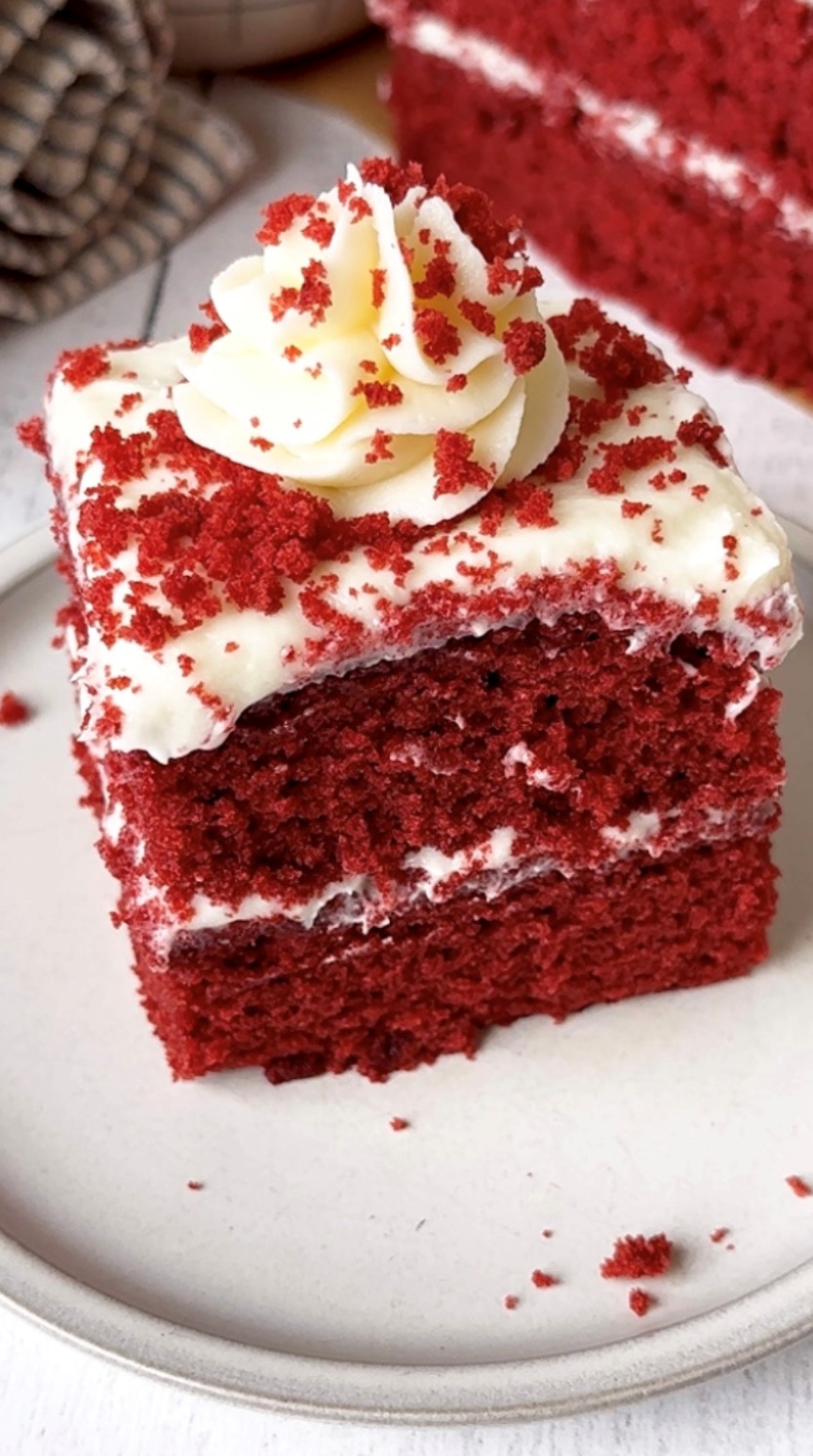 Super Moist Red Velvet Cake - Sweet Monkey